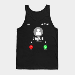 'Jesus Is Calling' Amazing Christians Cross Tank Top